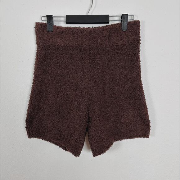 NEW SKIMS Cozy Knit Shorts in Garnet Size L/XL - Picture 4 of 7